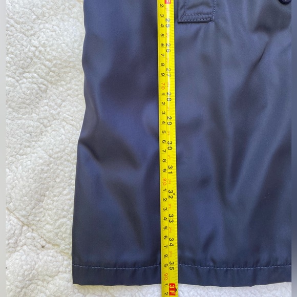 Prada Deep Blue Nylon Trench Coat, Large, EUC - Picture 14 of 16